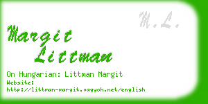 margit littman business card